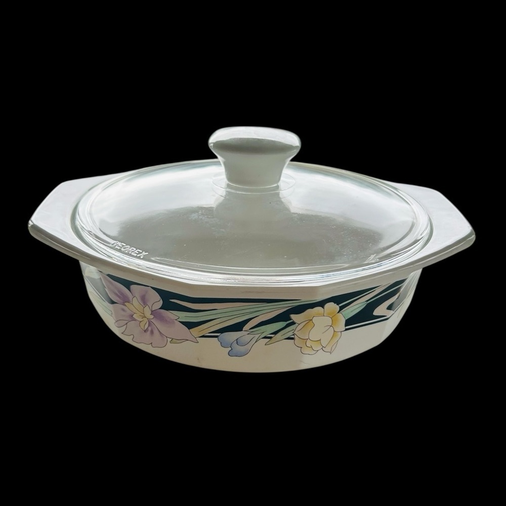 Mikasa Fire & Ice Glass Casarole Dish